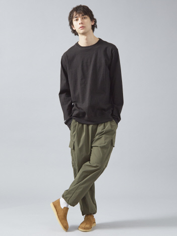 【BARBARIAN / バーバリアン】ライトウエイトCREW NECKロングスリーブ Tシャツ