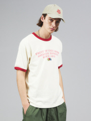 SELECT BY ABAHOUSE (MEN'S) - 【FRUIT OF THE LOOM】リンガー クルーネック ショートスリーブ Tシャツ