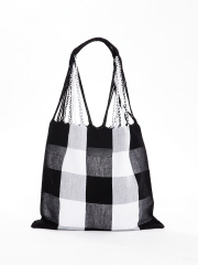 セレクト バイ アバハウス (レディース)
【MoonBird】ハンモックトート / L / 手織り / A4可 / Hanmmock tote / ストライプ / チェック