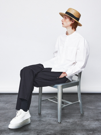 【RUBEN/ルーベン】NATURAL BOWTER HAT/カンカン帽