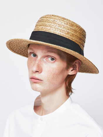 SELECT BY ABAHOUSE (MEN'S) - 【RUBEN/ルーベン】NATURAL BOWTER HAT/カンカン帽