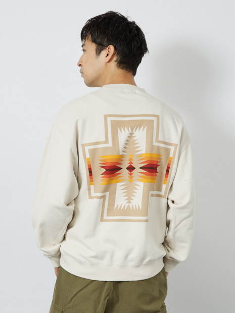 【PENDLETON/ペンドルトン】Back Print Sweat / crew trainer loose fit / バックプリント クルー スウェット /unisex