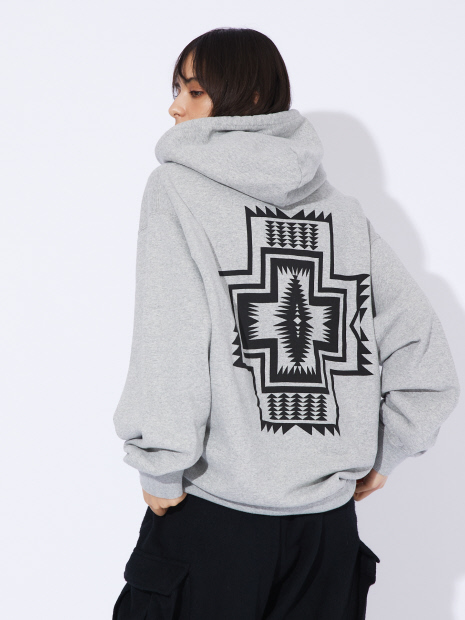 【PENDLETON/ペンドルトン】Back Print food / loose fit / バックプリント フードパーカー /unisex