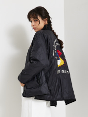 【TAION/タイオン】JAPAN SPECIAL REVERSIBLE "VETJAN" DOWN JACKET/ジャパンスペシャルリバーシブルブルゾン/スーベニア/ベトジャン/ユニセックス