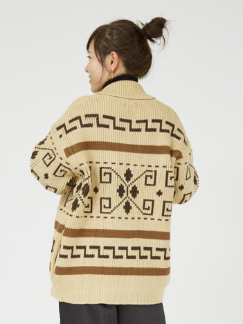 【PENDLETON /ペンドルトン 】WESTERLEY Cardigan/ 総柄 カウチンセーター