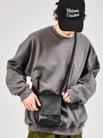 【YArKA/ヤーカ】real leather box flap shoulder bag /リアルレザーフラップ ショルダー バッグ【予約】