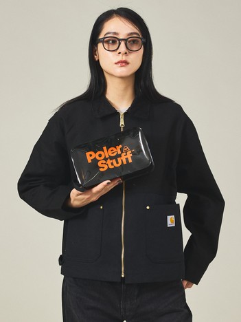 【POLeR/ポーラー】PVC CLEAR POUCH M/クリア防水ポーチ