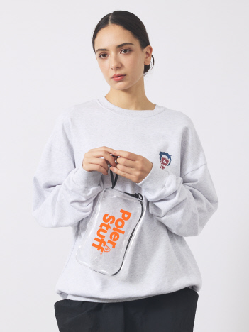 【POLeR/ポーラー】PVC CLEAR POUCH M/クリア防水ポーチ