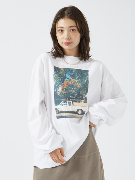 【PARROTT CANVAS/パロットキャンバス】ロンTEE / ロゴ / フォト / 長袖 / Tシャツ / カーフォト【予約】