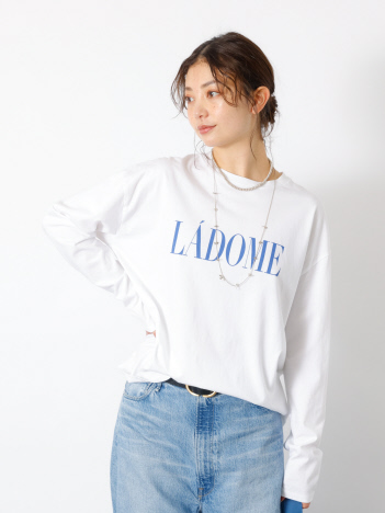 別注【MICA&DEAL /マイカアンドディール】LADOME プリントロンT / 長袖Tシャツ / ロゴT【予約】
