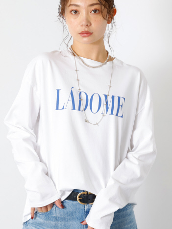 SELECT BY ABAHOUSE (Ladie's) - 【MICA&DEAL /マイカアンドディール】LADOME プリントロンT / 長袖Tシャツ / ロゴT【予約】