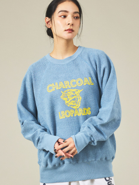 26SS新色追加【ORIGINAL Charcoal × Americana】Leopards スウェット