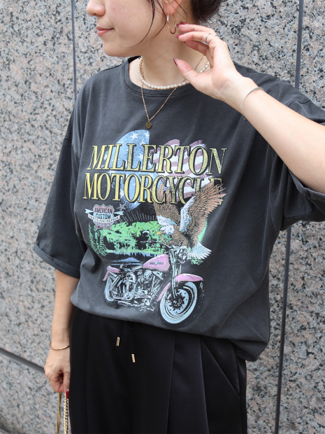 【MICA&DEAL×GOOD ROCK SPEED】ロックT / 5分袖 / プリントTシャツ / コラボ