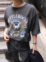 SELECT BY ABAHOUSE (Ladie's) - 【MICA&DEAL×GOOD ROCK SPEED】ロックT / 5分袖 / プリントTシャツ / コラボ