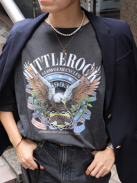 【MICA&DEAL×GOOD ROCK SPEED】ロックT / 5分袖 / プリントTシャツ / コラボ