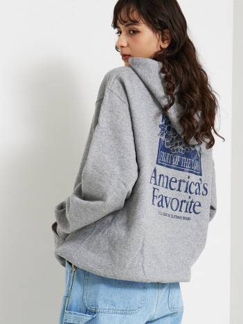 SELECT BY ABAHOUSE (MEN'S) - 【FRUIT OF THE LOOM/フルーツオブザルーム】FTL バックプリントフルーツ柄パーカー/PRINT LOGO HOODIE