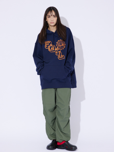 【FRUIT OF THE LOOM/フルーツオブザルーム】FTLカレッジロゴレトロパーカー/ RETRO LOGO HOODIE【予約】