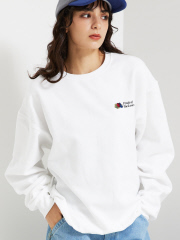 SELECT BY ABAHOUSE (MEN'S) - 【FRUIT OF THE LOOM/フルーツオブザルーム】クラッシックロゴ刺繍ワンポイントクルースウェット/FTL CLASSIC LOGO EMBLD SWEAT