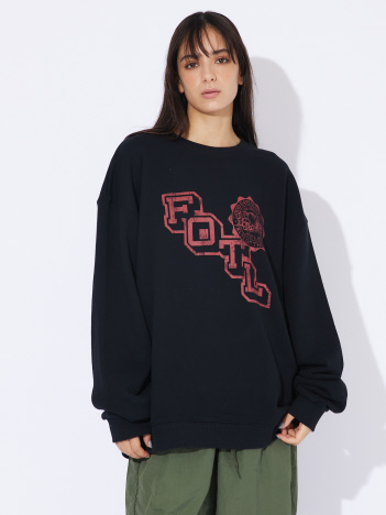 SELECT BY ABAHOUSE (MEN'S) - 【FRUIT OF THE LOOM/フルーツオブザルーム】カレッジレトロプリントロゴクルースウェット/FTL RETRO LOGO SWEAT