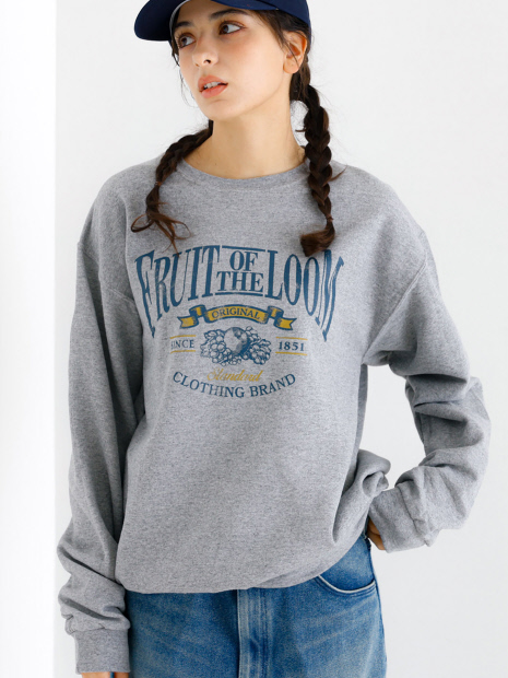 【FRUIT OF THE LOOM】ロゴスウェット / HIGH QUALITY LOGO SWEAT /  長袖【WEB限定】