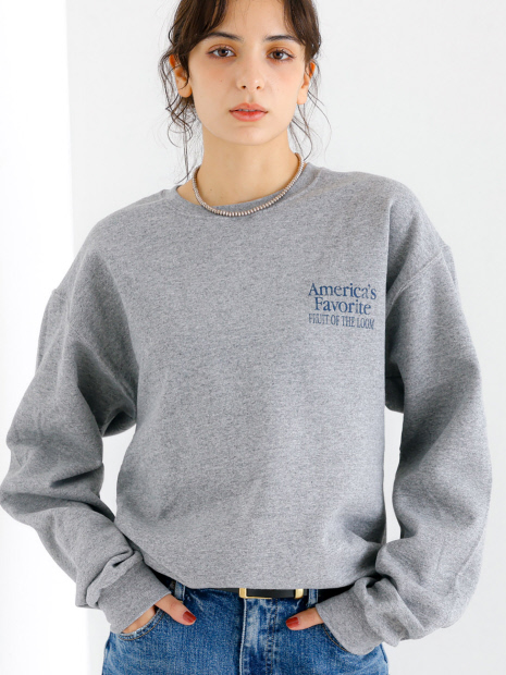 【FRUIT OF THE LOOM】ロゴスウェット / バックプリント / PRINT LOGO SWEAT / 長袖【WEB限定】