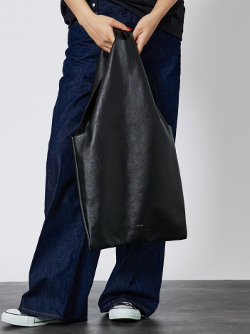 期間限定【YArKA】real leather one handle marche tote bag/レザートート/マルシェバック