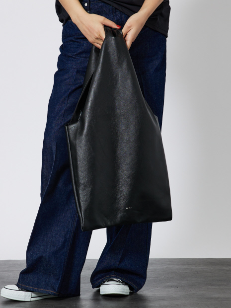 期間限定【YArKA】real leather one handle marche tote bag/レザートート/マルシェバック【予約】