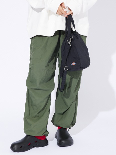 【DICKIES/ディッキーズ】WORKERS NYLON DS SHOULDER BAG/ナイロンショルダーバッグ/巾着