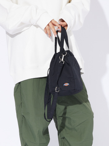 【DICKIES/ディッキーズ】WORKERS NYLON DS SHOULDER BAG/ナイロンショルダーバッグ/巾着