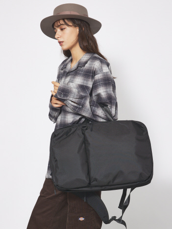 【NoiR / ノアール】撥水加工 レインカバー付き PC対応 ビジネス対応 2WAY ショルダー バックパック Absolute duffel（アブソルートダッフル） N23003