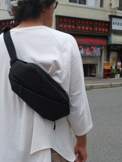 【NoiR / ノアール】撥水加工 ボディバッグ Flask shoulder（フラスクショルダー） N23004