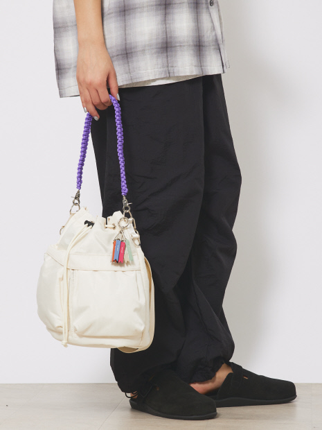 【cheek/チーク】kinchaku code2WAY tote/巾着2WAYショルダーバック