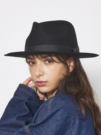 【RUBEN/ルーベン】フェルトロングブリムハット / FELT LONG Wide BRIM HAT / RUS-1293