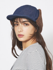 【RUBEN/ルーベン】DENIM EARCOVER CAP/デニムイヤーカバーキャップ/RUS-6397