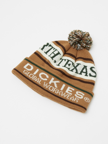 【DICKIES/ディッキーズ】EX JACQUARD KNIT WATCH/ジャガードニットボンボンキャップ
