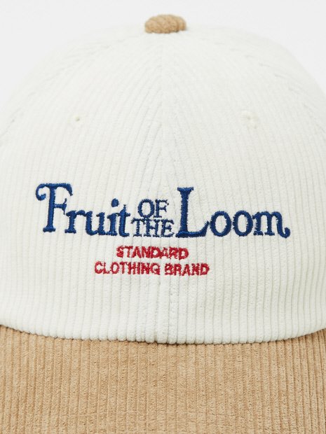 【FRUIT OF THE LOOM/フルーツオブザルーム】CORDUROY LAW /コーディロイロウキャップCAP