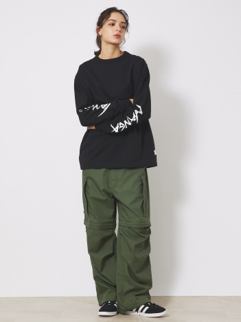 【NANGA/ナンガ】ECO HYBRID SLV LOGO LS /ロングスリーブTシャツ