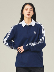 ABAHOUSE - 【adidas originals/アディダスオリジナルス】Rugby polo / アディカラーラグビーポロシャツ