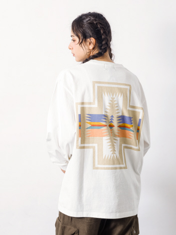 【PENDLETON/ペンドルトン】 BACK PRINT Tシャツ / バックプリント長袖Tシャツ【予約】