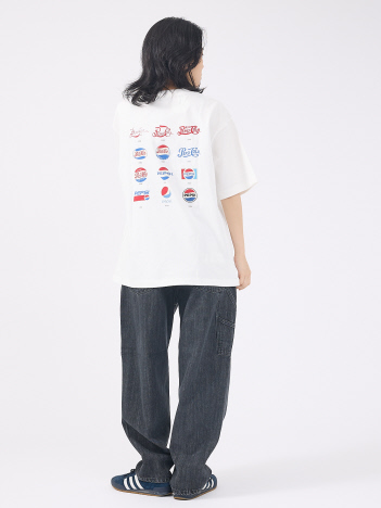 【DISCUS ATHLETIC / ディスカス アスレチック】PEPSI コラボTシャツ/バックプリント/ユニセックス