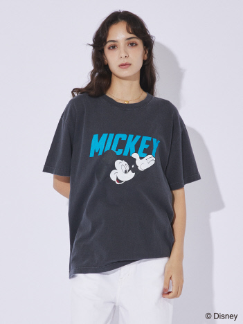 ABAHOUSE - 【GOOD ROCK SPEED / グッドロックスピード】Disney/ Mickey /TEEシリーズ / キャラクター Tシャツ【予約】