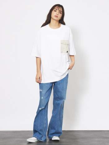 【KELTY/ケルティー】Urban Pocket T-shirt/USAコットン/ユニセックス/オーバーサイズ