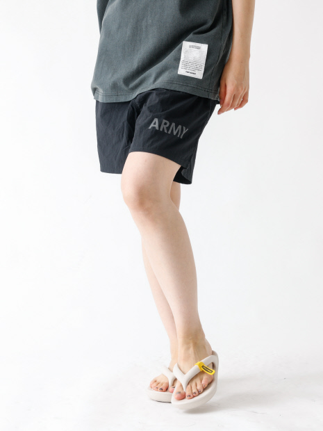 【MADE IN STANDARD / メイドインスタンダード 】ARMY SHORTS /アーミープリント ショートパンツ/ユニセックス【予約】