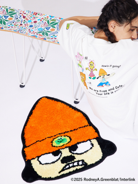 【Parappa The Rapper×LAROUTE】パラッパ ラッパー / フェイスラグマット / パラッパ / PJベリー【WEB限定】【予約】