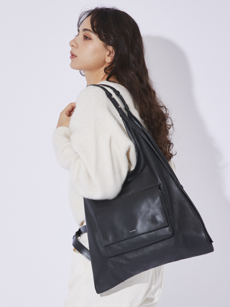 【YArKA/ヤーカ】real leather real leather multi tote bag /リアルレザー2WAYショルダー&マルチトートバッグ【予約】