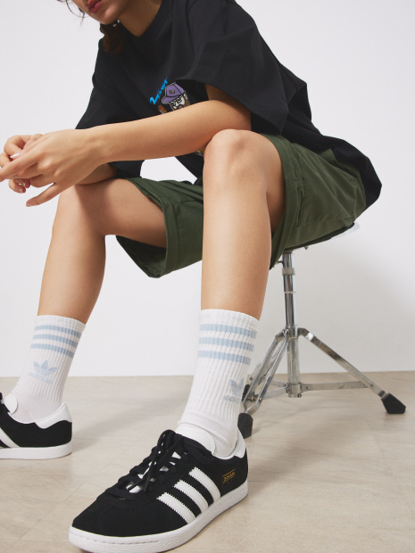 【adidas originals/アディダスオリジナルス】CREW SOCK 3STR/ クルー ソックス スリーストライプス シリーズ /ユニセックス