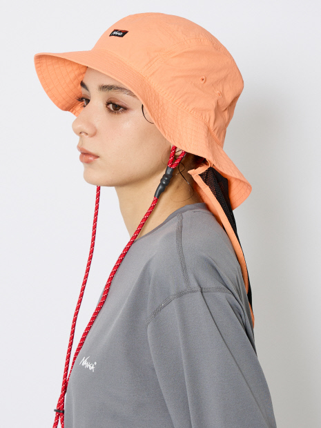 【NANGA/ナンガ】/NYLON TUSSER SUNSHADE HAT/ナイロン タッサー サンシェード ハット/メンズ レディース ユニセックス 帽子 アウトドア