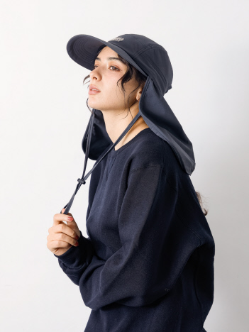 【UNIVERSALOVERALL / ユニバーサルオーバーオール】SHADAN/2WAYロングビルジェットキャップ/サンシェード付