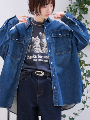 セレクト バイ アバハウス (レディース)
【Healthy denim / ヘルシーデニム】Almond / デニムシャツ / オーバーサイズ【WEB限定】【予約】
