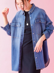 セレクト バイ アバハウス (レディース)
【Healthy denim / ヘルシーデニム】Almond / デニムシャツ / オーバーサイズ【WEB限定】【予約】